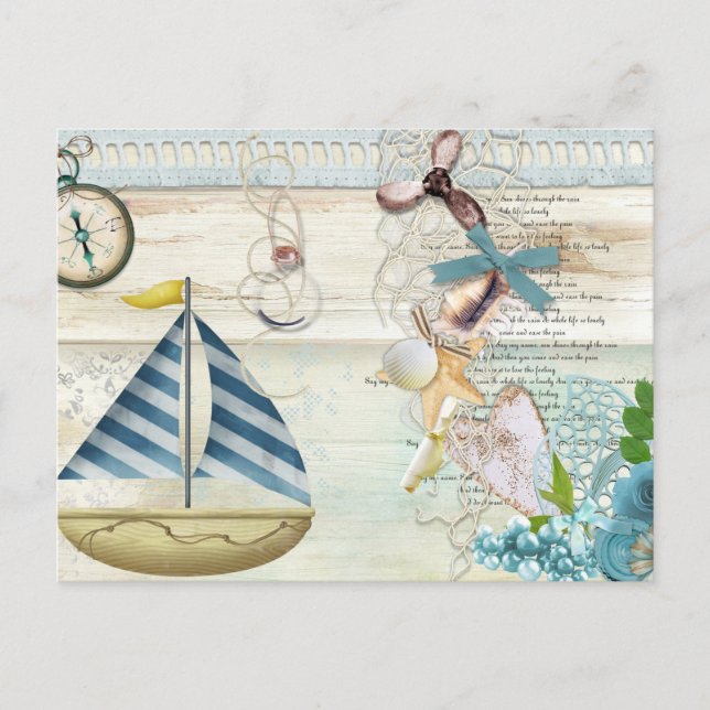 Nautical Series Design 5  Postcard (Front)
