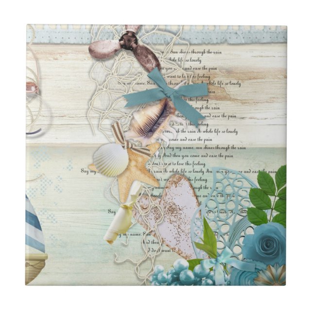 Nautical Series Design 5  Tile (Front)