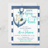 Nautical She's Tying the Knot Bridal Shower (T/S)