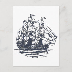Nautical Ship Postcard