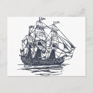 Nautical Ship Postcard