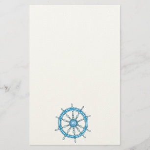 Nautical Ship Wheel 3 Stationery