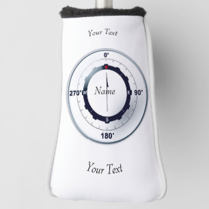 Nautical Ships Compass  Golf Head Cover