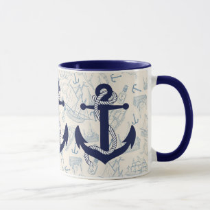 NAUTICAL SHIPS MUG