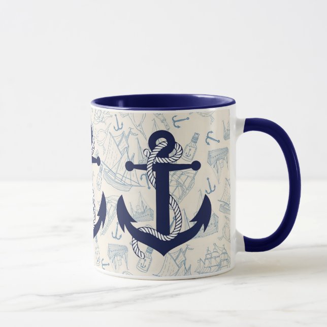 NAUTICAL SHIPS MUG (Right)