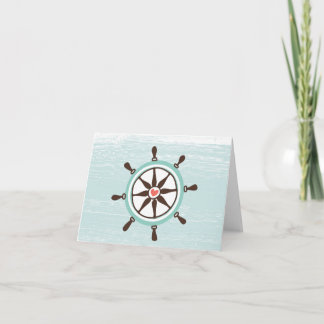 Nautical Ship's Wheel All Occasion Card