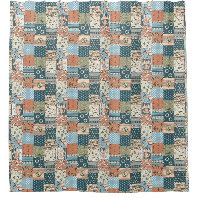 Nautical Shower Curtain (Front)