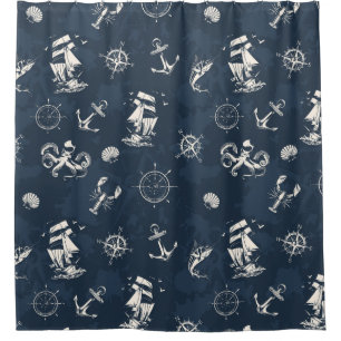Nautical Shower Curtain