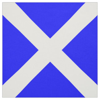 Nautical Sign Code Flags Letter M "Mike" Fabric