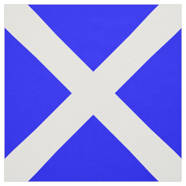 Nautical Sign Code Flags Letter M "Mike" Fabric (Swatch)