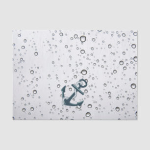 Nautical Sinking Anchor Tissue Paper