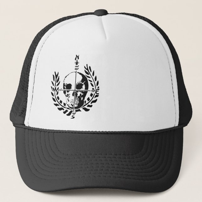 Nautical Skull Logo Trucker hat (Front)