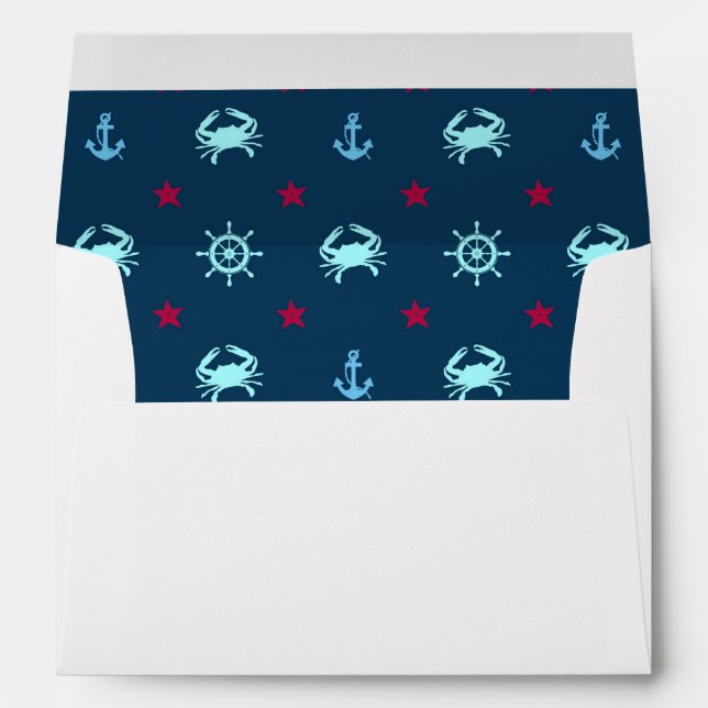 Nautical Star Pattern Envelopes (Back (Bottom))