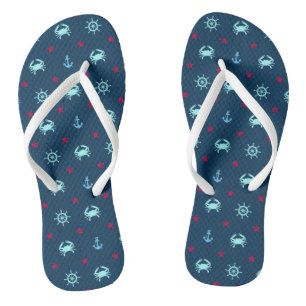 Nautical Star Pattern Jandals