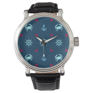 Nautical Star Pattern Watch