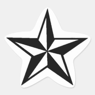 Nautical star sticker