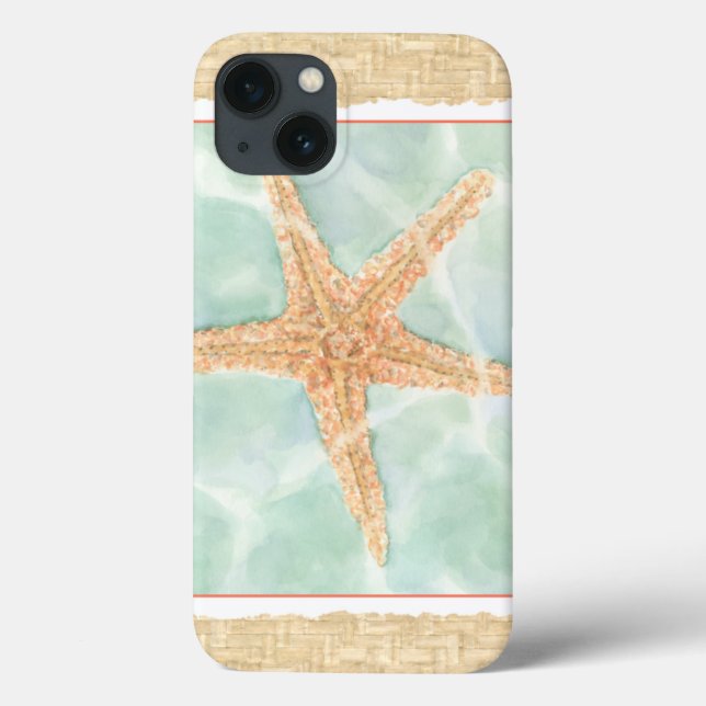 Nautical Starfish in Water Case-Mate iPhone Case (Back)