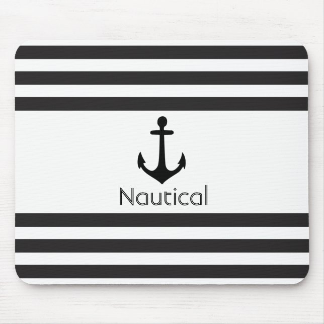 Nautical Stripe - Mouse Pad (Front)
