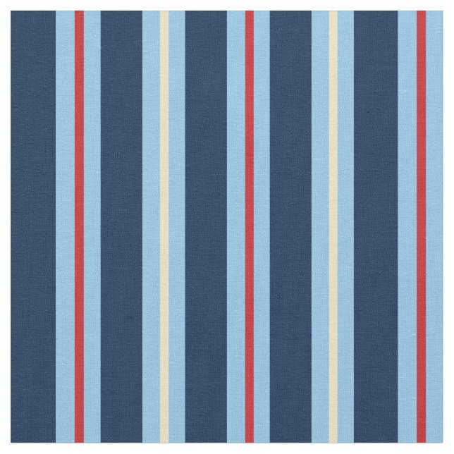 Nautical Striped Fabric (Close Up)