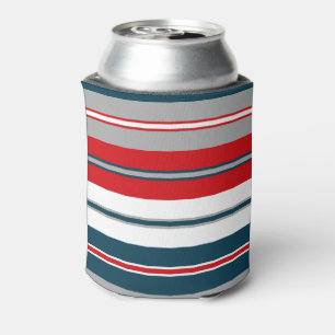 Nautical stripes can cooler