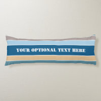 Nautical Stripes custom body pillow