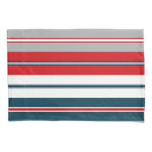 Nautical stripes pillowcase