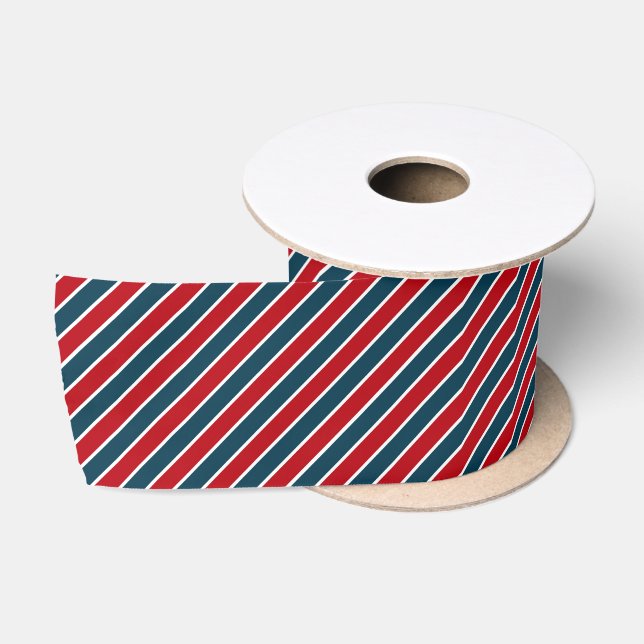 Nautical stripes satin ribbon (Spool)