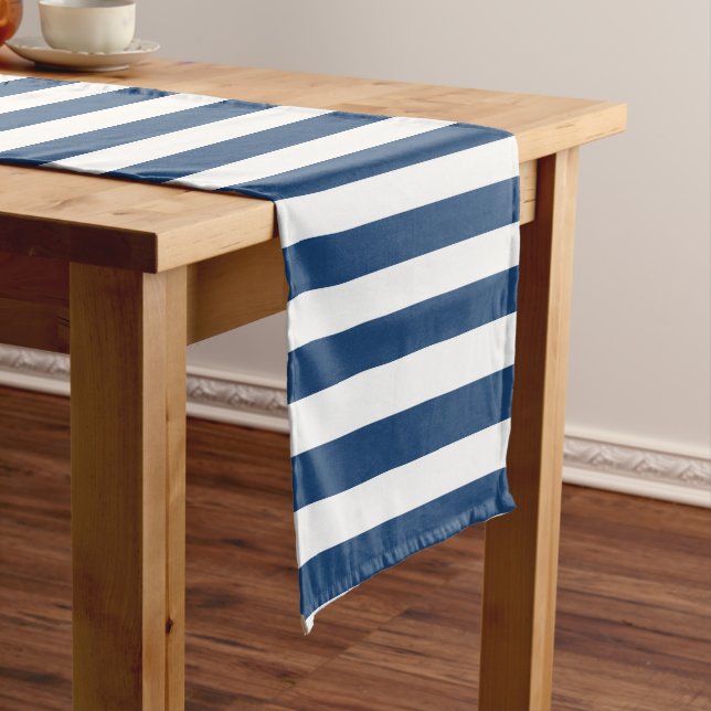 Nautical Stripes Table Runner (In Situ)