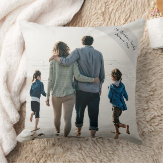 Nautical Summer Memories Beach Ocean Throw Pillow