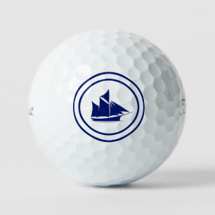 Nautical Tee Time Golf Balls