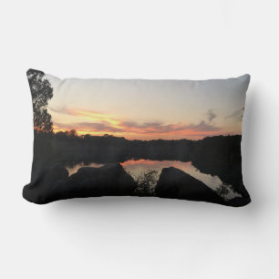 nautical TENNESSEE SUNSET photograph Lumbar Cushion