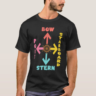 Nautical Terms Boats Boating Yachting Sailing T-Shirt