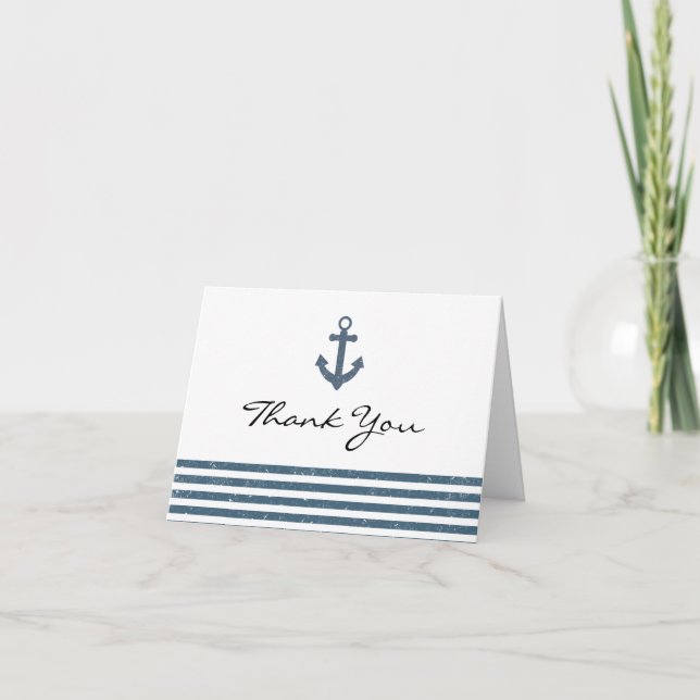 Nautical Thank You Card (Front)
