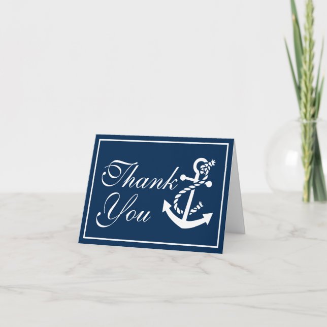 Nautical Thank You Card (Front)