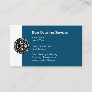 Nautical Theme Boating Business Card