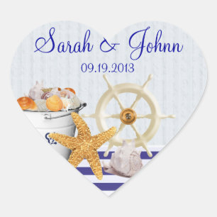 Nautical Theme   Favour Sticker