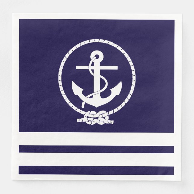 Nautical Theme Napkin (Front)