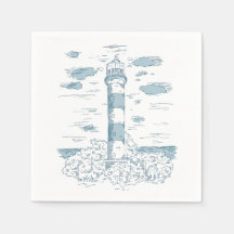 Nautical Theme Paper Napkin