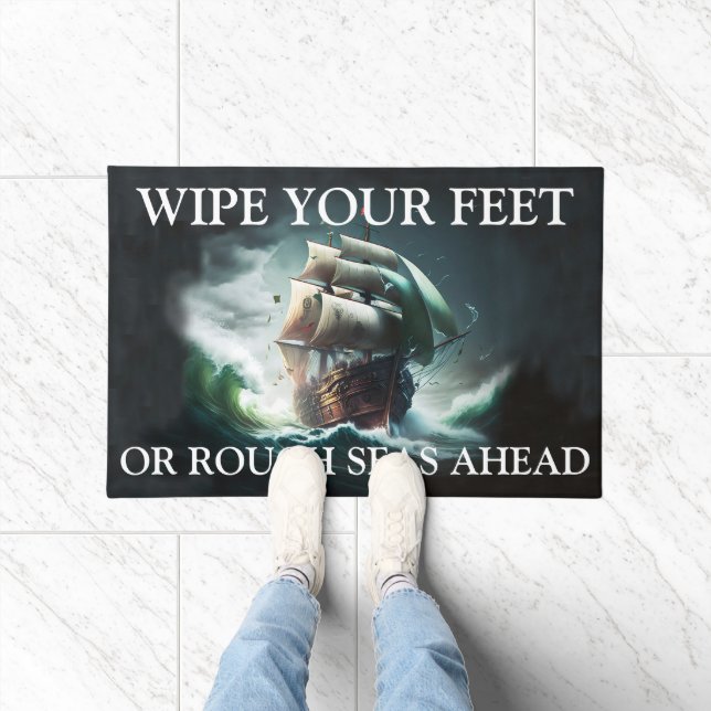 Nautical Theme Personalised Doormat (Indoor)