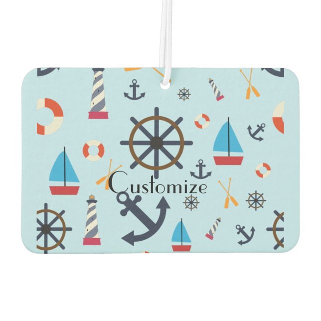 Nautical Theme Thunder_Cove  Air Freshener (Back)