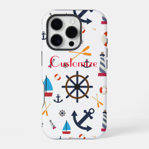 Nautical Theme Thunder_Cove iPhone 16 Pro Case