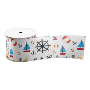 Nautical Theme Thunder_Cove  Satin Ribbon