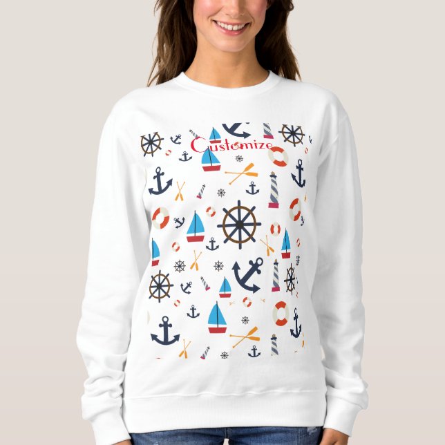 Nautical Theme Thunder_Cove Sweatshirt (Front)