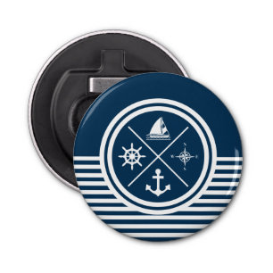 Nautical themed design bottle opener