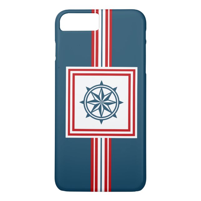 Nautical themed design Case-Mate iPhone case (Back)
