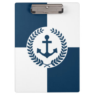 Nautical themed design clipboard