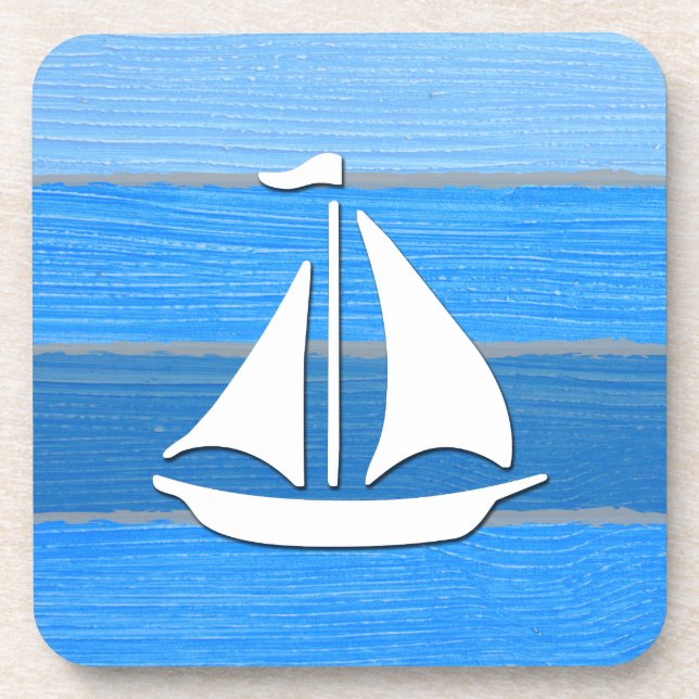 Nautical themed design coaster (Front)