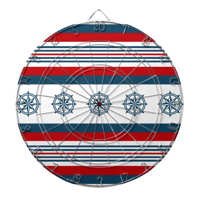 Nautical themed design dartboard (Front)
