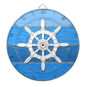 Nautical themed design dartboard