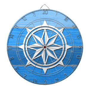 Nautical themed design dartboard